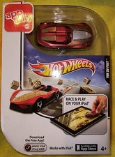Hot Wheels Apptivity Toy Car Race  Play Works "YUR SO FAST" 2011 Mattel red