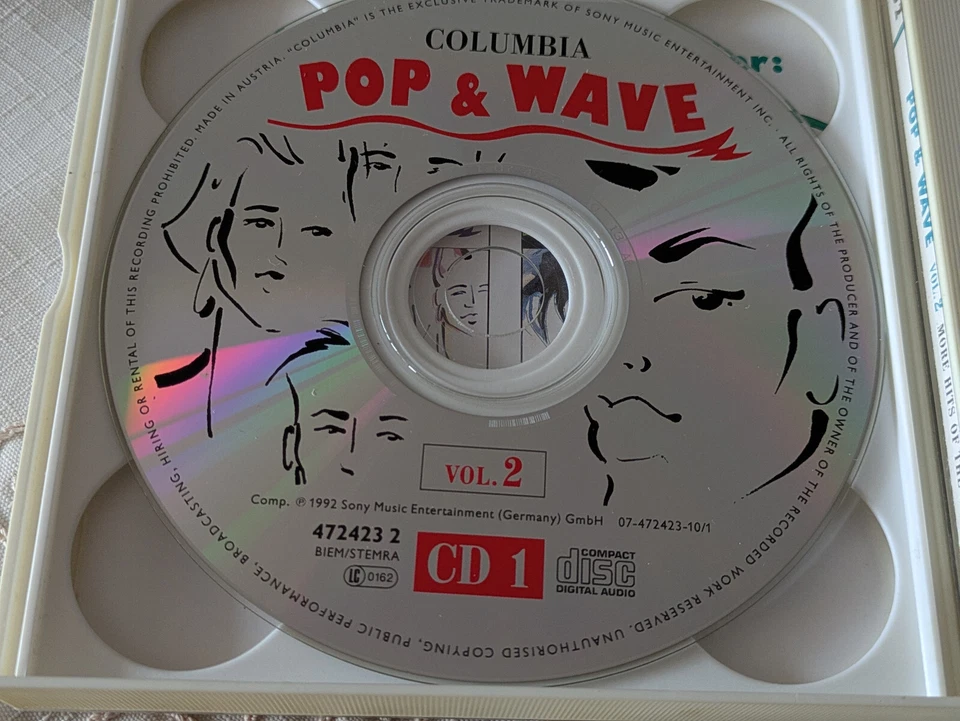 Various Pop & Wave Vol. 2 2 CDs mit ausführlichem Booklet 1992 New Order Cure - Bild 4 von 4