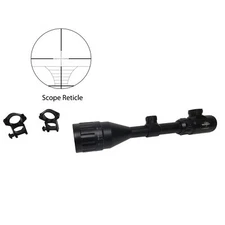 SAS Hunting 3-9x50 AO Red/Green Illuminated Crossbow Scope Rangefinder Reticle