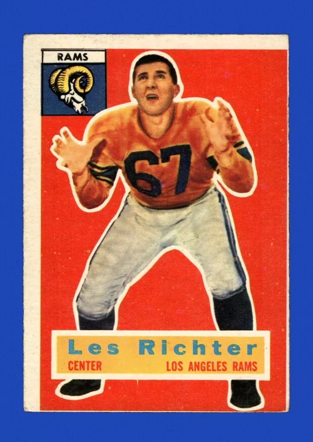 Les Richter trading card