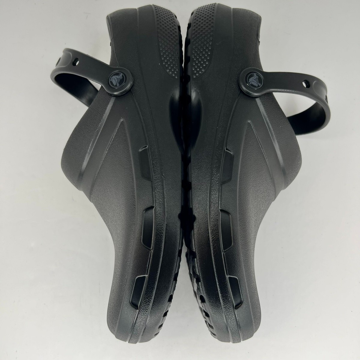 Crocs Mens Black Slip On Solid Round Toe Low Top Rubber Size  display picture 3