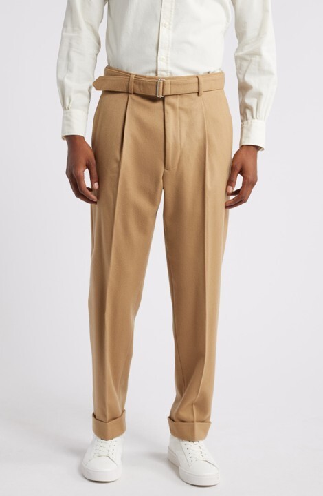 Officine Generale Hugo Pleat Wool & Cashmere Flannel Pants NWT $645 30 Waist