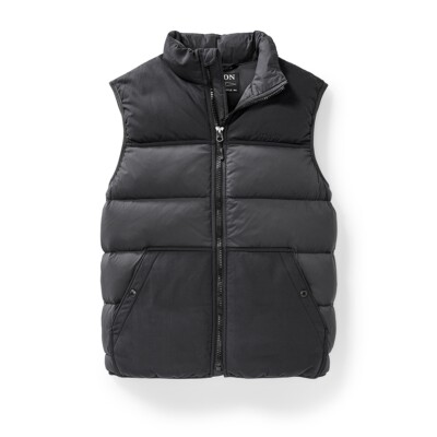 Filson Featherweight Down Vest - 20114888 - Faded Black Grey Gray Goose 850 CC