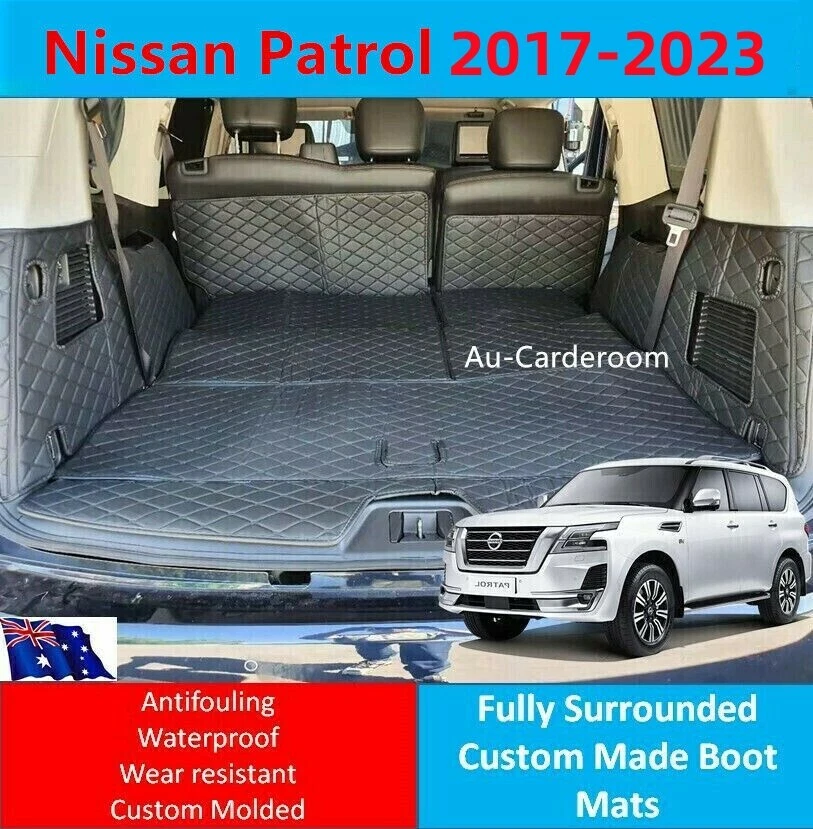 Fits Nissan Patrol Y62 2017-2023 Custom Made Trunk Boot Mats Liner