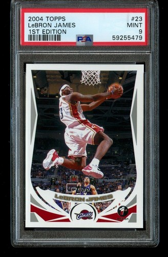 LeBron James [1st Edition] #23 2004 Topps card