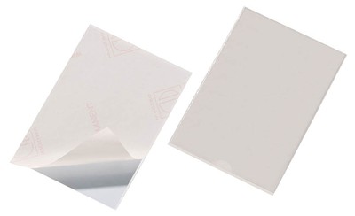 DURABLE 809619 Selbstklebetaschen POCKETFIX  A4 PP transp. - 25er Pack