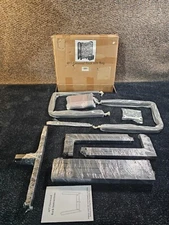 Heavy-Duty 4ft Firewood Rack Outdoor w/ Firewood Carrier Bag, Metal Wood Storage