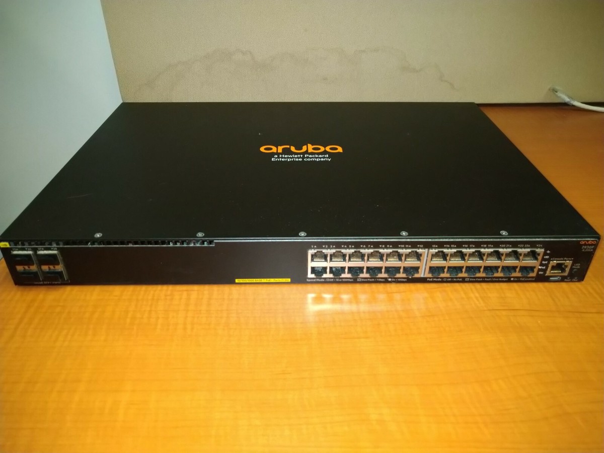 HP Aruba 2930F 24G PoE+ 4SFP+ Switch | eBay
