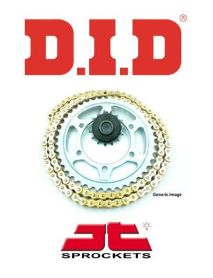 Suzuki GS450 E/S E-J 84-88 DID ZVMX Gold X-Ring Chain & JT Quiet Sprocket Kit