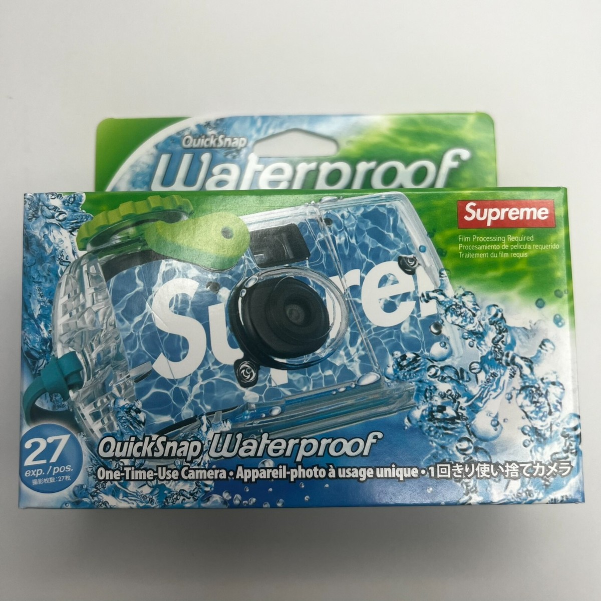 Supreme x Fujifilm Disposable Waterproof One-Time-Use 35mm Camera SS24  Brand New