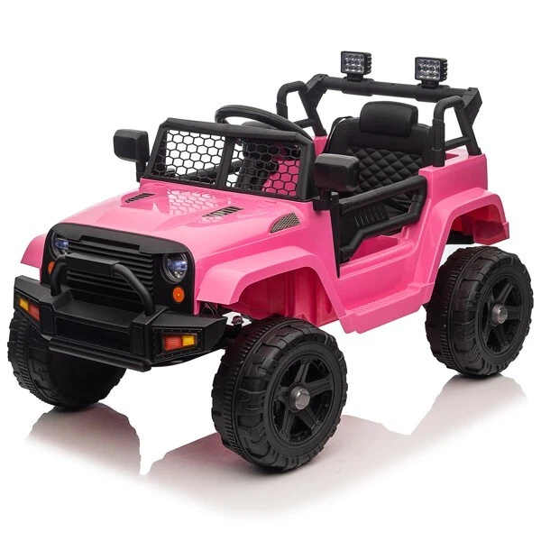 LEADZM Dual Drive 12V 4.5A.h with 2.4G Remote Control Jeep Pink LEADZM Dual Drive 12V 4.5A.h with 2.4G Remote Control Jeep Pink