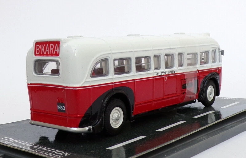 Corgi 1/76 Scale OM41006 - AEC 4Q4 S/Deck Bus - Malta Red/White - Image 2 of 4