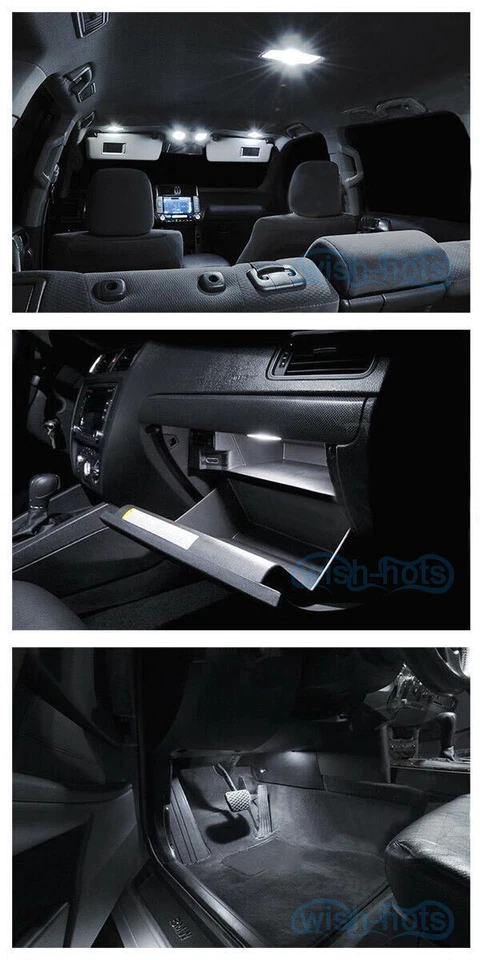 Kit de luces domo interiores LED blancas de xenón de 7 piezas para Lexus GS350 GS450h 2013-2015 Foto 3 de 4