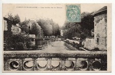 CIREY SUR BLAISE Haute Marne CPA 52 vue sur les bords de la riviere la Blaise