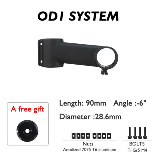 Full Carbon Fiber Stem Fork Clamp Diameter 28.6/31.8mm -6/17 Degree 80-120mm - Picture 10 of 47