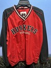 New ListingNebraska Cornhuskers Logo Pullover Jacket Large Huskers 58 Sports Brand