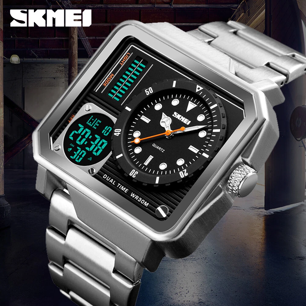 SKMEI Luxury Outdoor Sports Watch 30m Waterproof Men Digital Wristwatch 1392 42F