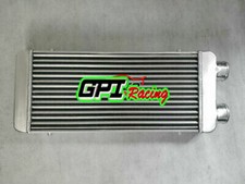 Front Mount Aluminum Turbo Intercooler 600x300x70mm Same Side 76mm Inletoutlet