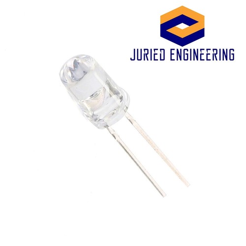 25 x Purple Clear Lens LED 5mm Round Wide Light Emitting Diode Bright PCB - Picture 2 of 7