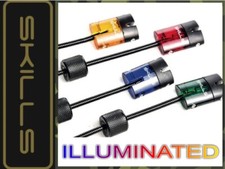 Skills Tackle Kleiderbügel Leuchtspulen Blinker Karpfenangeln *ALLE FARBEN*