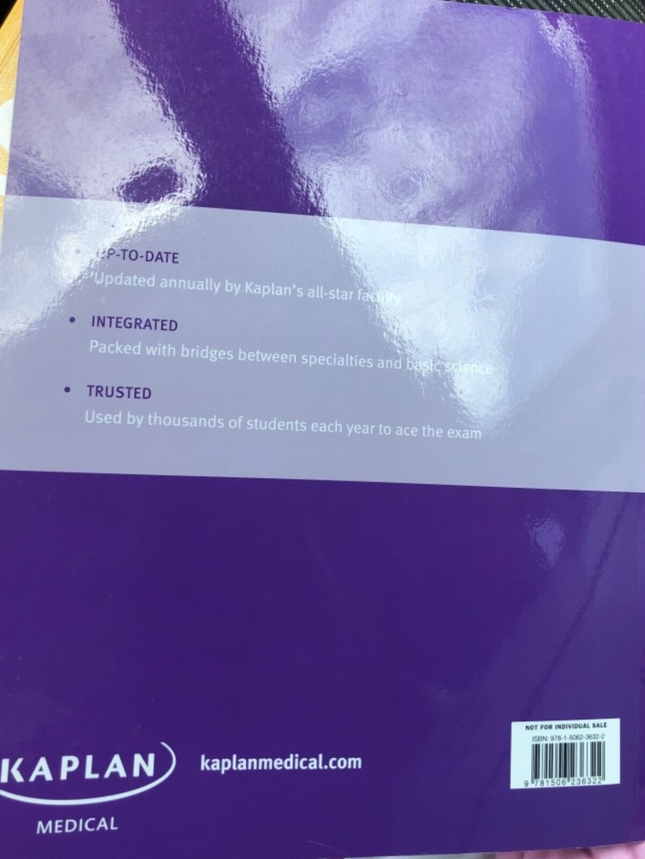 Kaplan Medical USMLE step 2 CK lecture notes 2019 Surgery 9781506236322 ...