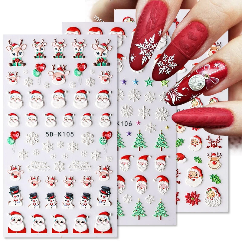 Top more than 169 christmas nail stencils super hot ceg.edu.vn