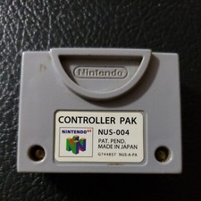 Nintendo 64 Controller Pak N64 Memory Card Pack NUS-004 -OEM