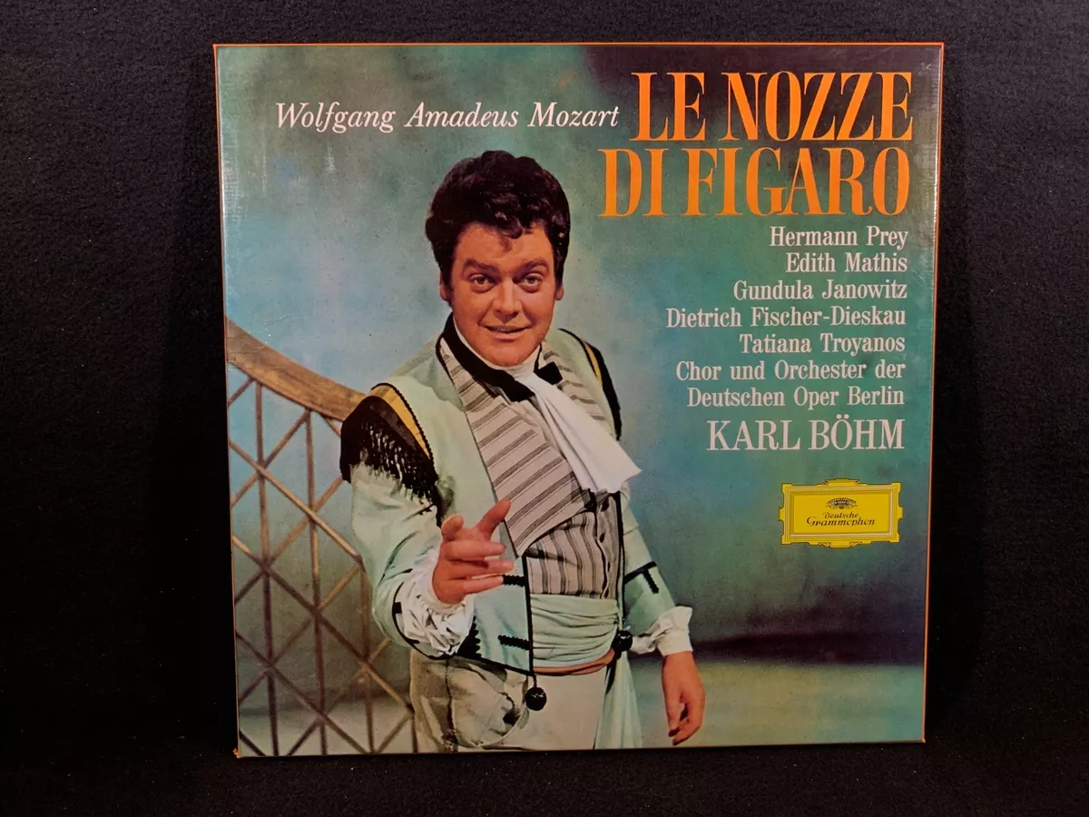 Bohm/Mozart: Le Nozze Di Figaro 1981 (re) DG 4 LP Box Set Germany 2711 007  M-