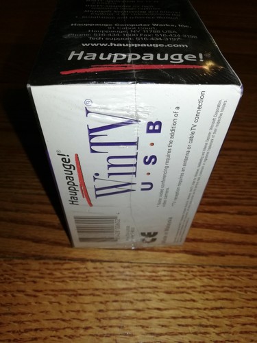 Hauppauge! WinTV USB Model 602 - New/Sealed in Retail Box Vintage, RARE! - Picture 3 of 5