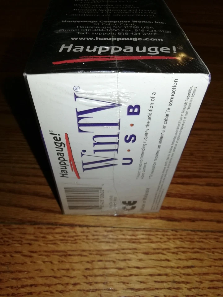 Hauppauge! WinTV USB Model 602 - New/Sealed in Retail Box Vintage, RARE! - Image 3 of 4
