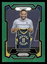 Bruce Brown 2023-24 Prizm Green Refractor #67 Indiana Pacers *032C