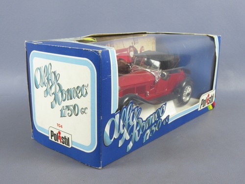 Model Alfa Romeo 1750 6C Polistil Scale 1/18 Toys Modeling Vintage - Picture 2 of 11