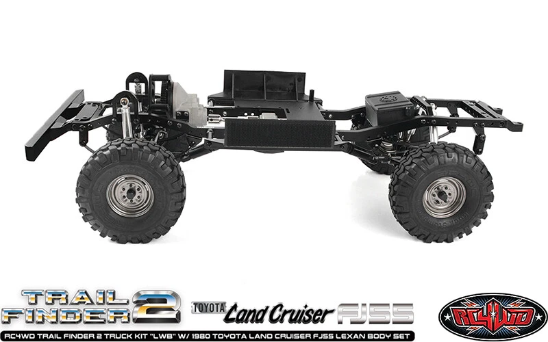 RC4WD Trail Finder 2 Truck Kit "LWB" w/ 80 Toyota Land Cruiser FJ55 Body Z-K0068 - Image 4 of 4