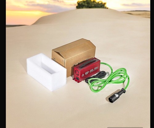 Croliumcx 48Volt 15Amp Aluminium Profiles Golf Cart Battery Charger, 3 Pin Round