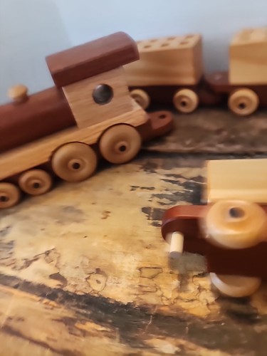 Wooden Handmade Aven Bacons,24count Crayon Train,Gift, Decor. - Picture 15 of 22