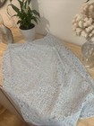 Light Blue lace skirt Size 4 Lined — photo 3