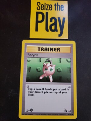 Pokémon TCG 1x SP 1st Edition Recycle - Fossil (61/62) x1 [Listing 2/3]