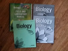 Abeka Biology Lot Of Keys & Field & Lab Manuel