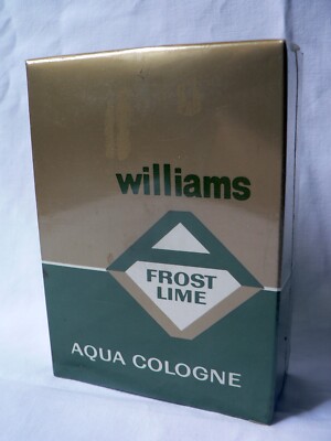 J. B. WILLIAMS FROST LIME AQUA EAU DE COLOGNE 120 ML VINTAGE 60/70er FRANKREICH