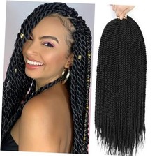 Senegalese Twist Crochet Hair-8 Packs 18 Inch Senegalese 18 Inch 8packs 1B 
