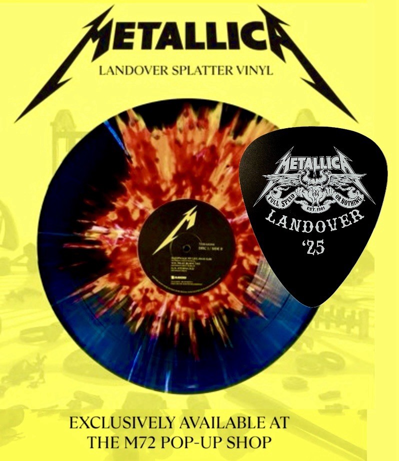 Metallica LANDOVER 2025 Pop Up 72 Seasons Splatter Vinyl