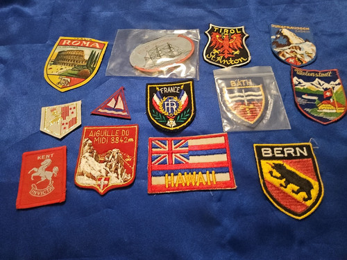 Vintage Patches Places Plus Other Used - Picture 1 of 5