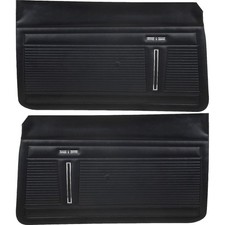 1971-72 Chevy Nova Front Door Panels 2 Door Standard Interior Non Assembled
