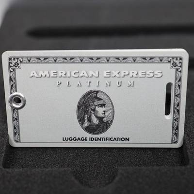 New American Express Platinum card holders limited Luggage Name