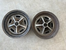 Pair 2 Steel Magnum Wheels Ford Dodge Plymouth Cuda 14 5x4.5 Pair 2 Steel Magnum Wheels Ford Dodge Plymouth Cuda 14 5x4.5