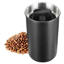 Airtight Coffee Canister Vacuum Seal Lid Steel Storage Container Large 1050ml