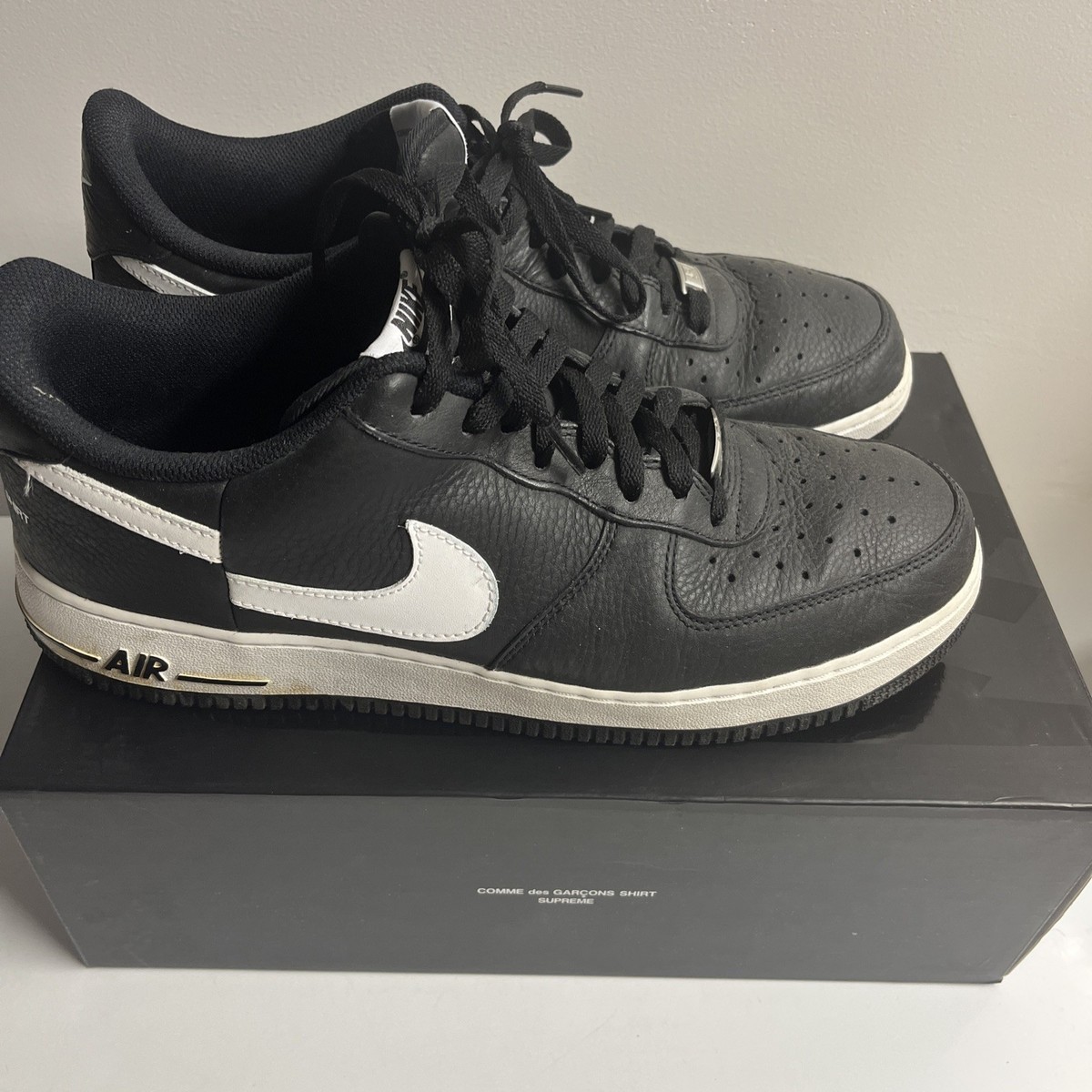 靴 NIKE AIR FORCE 1 supreme CDG 28.0 Supreme x Comme des Garcons x Nike Air Force 1 Low | eBay
