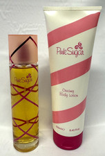 PINK SUGAR Body Spray Perfume Mist by Aquolina and Creamy Body Lotion 8.45 fl oz
