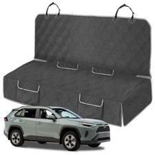 Dog Car Seat Cover Compatible with 2013-2025 Toyota RAV4, Waterproof Pet Benc...