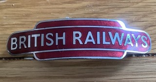 British Railway Cap Badge L.MS Region By J R Gaunt London Good Condition.